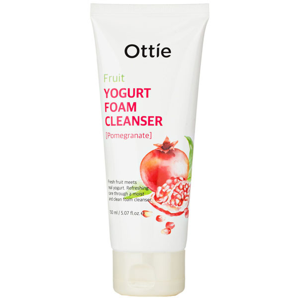 Очищающая пенка для умывания с гранатовым йогуртом Fruits Yogurt Foam Cleanser Pomegranate