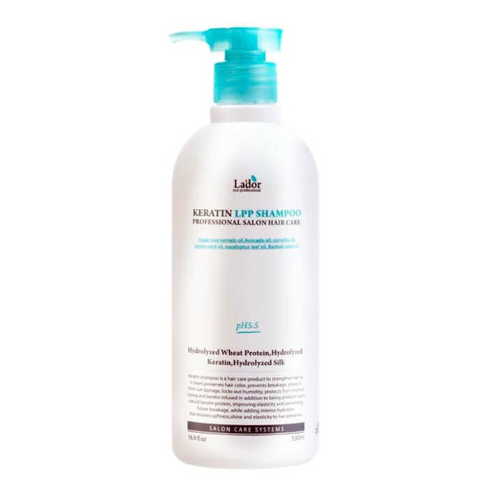 Безсульфатный шампунь для волос с кератином Keratin LPP Shampoo 530 мл