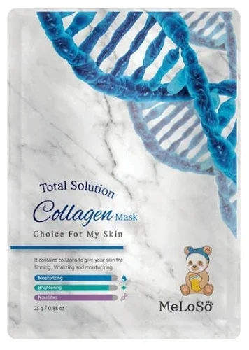 Тканевая маска с коллагеном Meloso Total Solution Mask Collagen