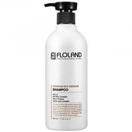 Восстанавливающий шампунь с кератином Floland Premium Silk Keratin Shampoo 530