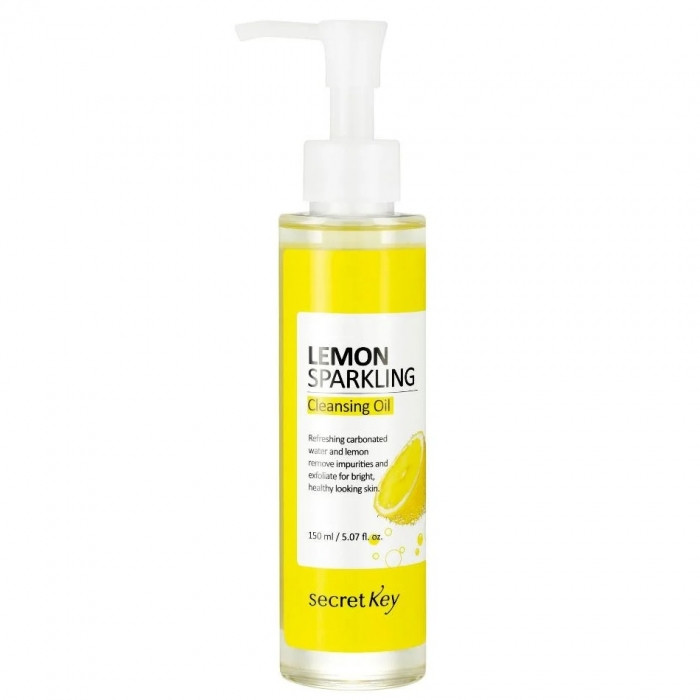 Гидрофильное масло для снятия макияжа с лимоном Secret Key Lemon Sparkling Cleansing Oil