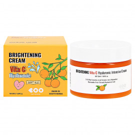Крем для лица Dearboo Brightening Vita C Hyaluronic Intensive Cream выравнивающий тон с витамином С и экстрактом облепихи 50 г