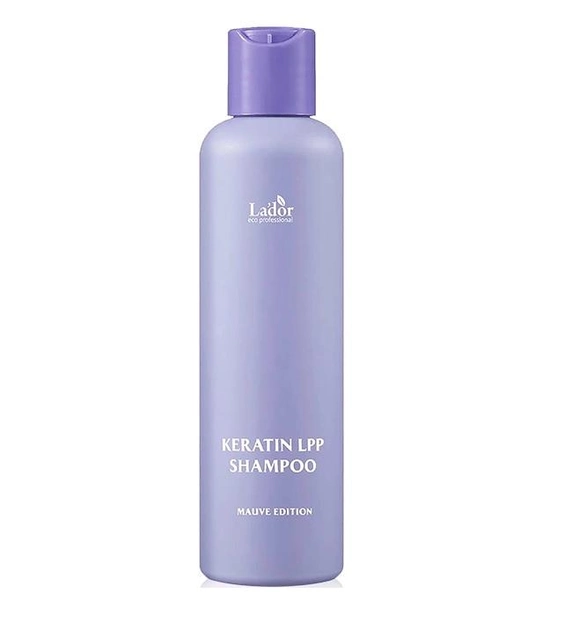 Протеиновый безсульфатный шампунь Lador для волос с кератином Keratin LPP Shampoo pH 6,0 MAUVE EDITION 200 мл