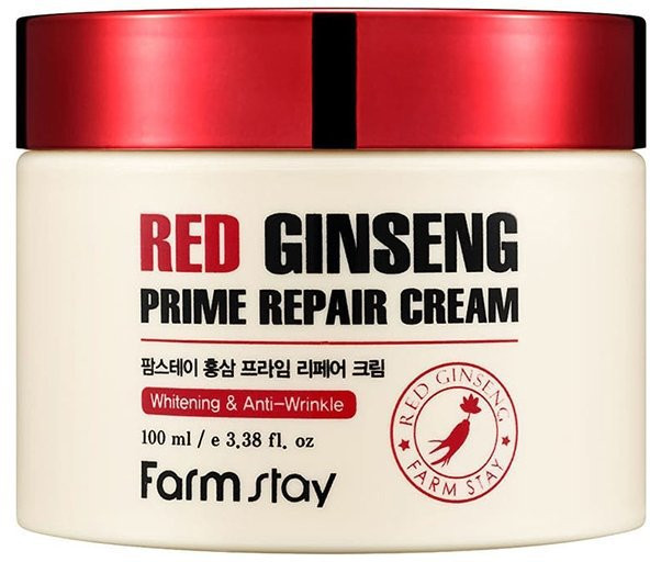 Восстанавливающий крем для лица Farmstay Red Ginseng Prime Repair Cream с экстрактом красного женьшеня 100 мл 