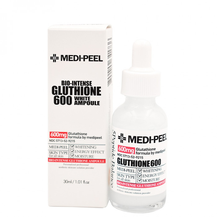 Осветляющая ампульная сыворотка с глутатионом Medi-Peel Bio-Intense Gluthione 600 White Ampoule 