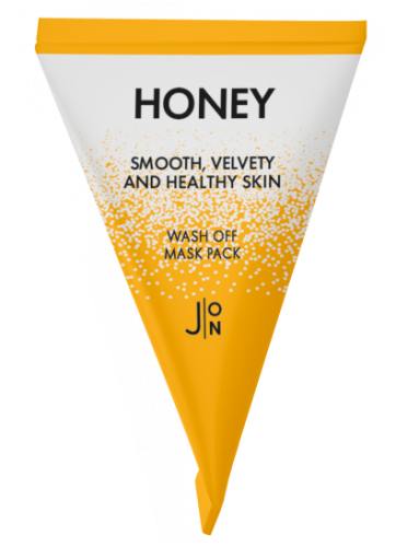 J:on Маска для лица питательная с мёдом пирамидка Honey wash off mask pack mini