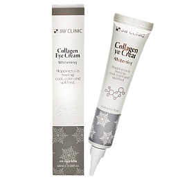 Осветляющий крем для век с морским коллагеном 3W Clinic Collagen Eye Cream 40 мл