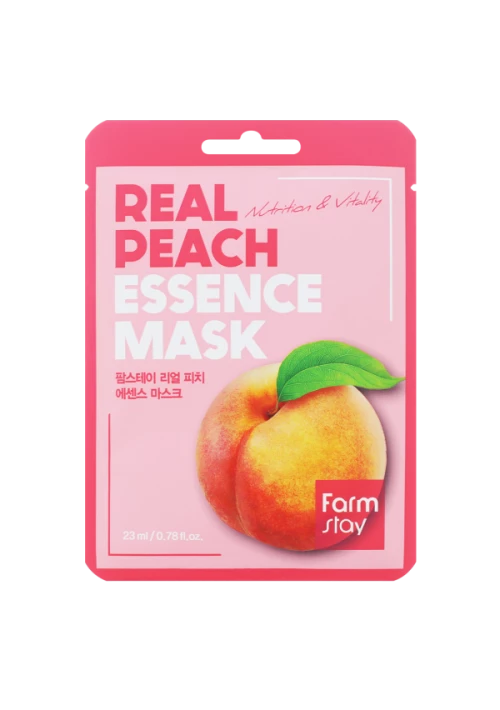 Тканевая маска с персиком FarmStay Real Peach Essence Mask