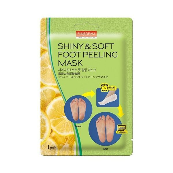 носочки Shiny&Soft Foot Peeling Mask Purederm