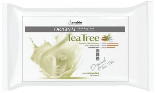 Альгинатная маска с экстрактом чайного дерева [Anskin] Original Tea Tree Modeling Mask (пакет 240 гр)