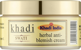 Аюрведический крем для лица осветляющий от пигментных пятен SWATI KHADI Anti - blemish cream