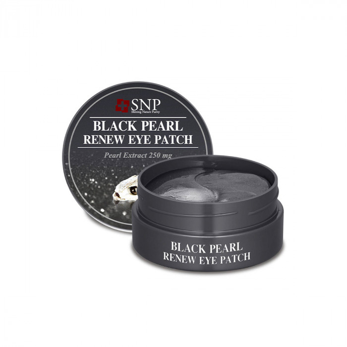 Black Pearl Renew Eye Patch Гидрогелевые алмазные патчи с пудрой черного жемчуга