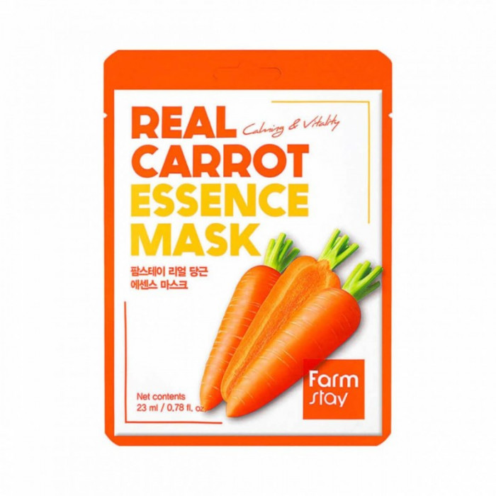 Маска тканевая Real Carrot Farm stay
