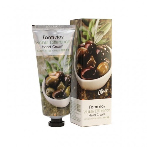 Оливковый крем для рук и ногтей Farmstay Olive Intensive Moisture Hand & Nail Cream