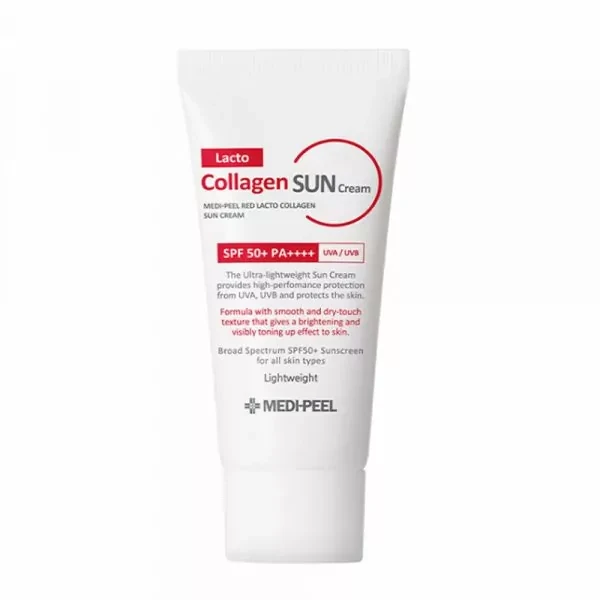 Солнцезащитный крем с лактобактериями и коллагеном Lacto Collagen SUN Cream SPF 50+ PA++++ Medi-Peel 50 мл