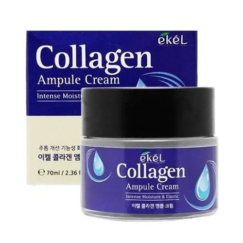 Ампульный крем для лица с коллагеном Ekel Collagen Ampule Cream