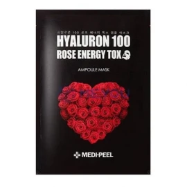 Ампульная маска с розой Medi-Peel Hyaluron 100 Rose Energy Tox