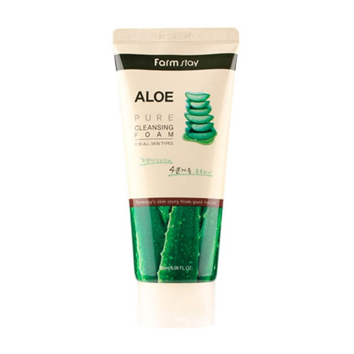 Пенка для умывания с экстрактом алоэ FarmStay Aloe Pure Cleansing Foam