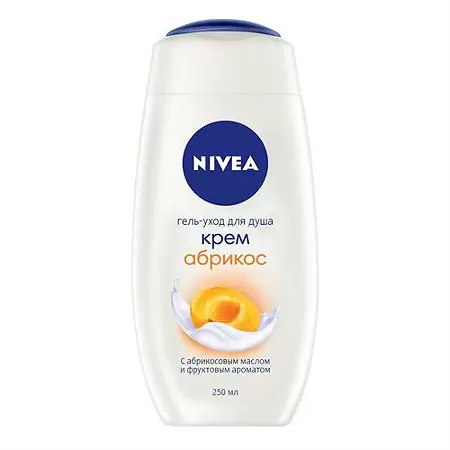 Гель-уход для душа NIVEA Абрикос и масло абрикосовых косточек 250 мл