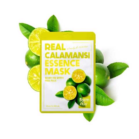 FARM STAY REAL CALAMANSI ESSENCE MASK (10ea)