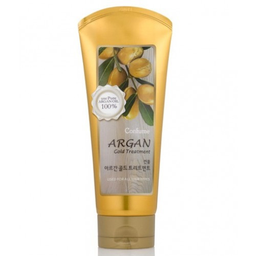 Маска для волос с аргановым маслом и золотом Confume Argan Gold Treatment, Welcos