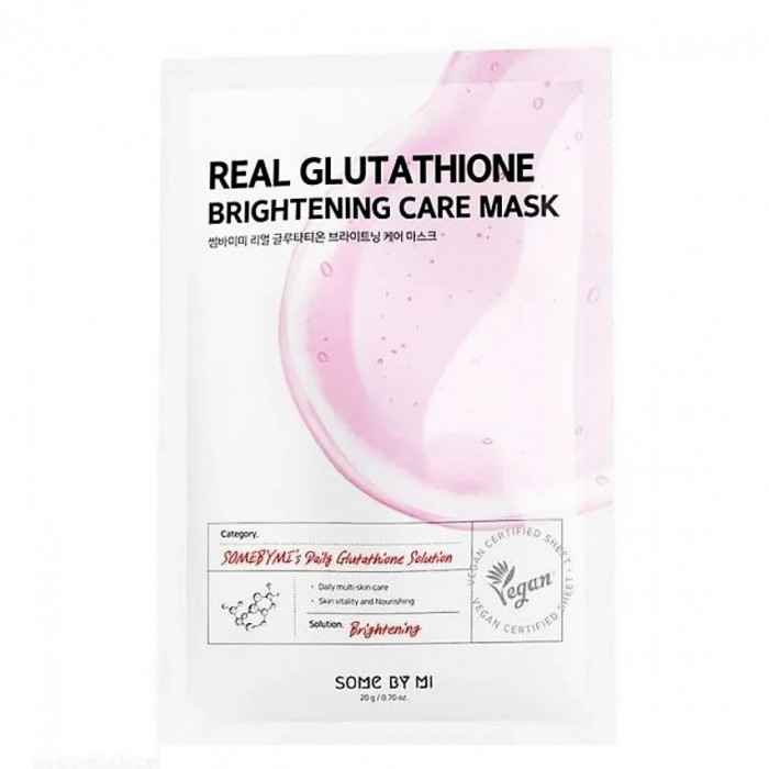 real glutathione mask some by mi