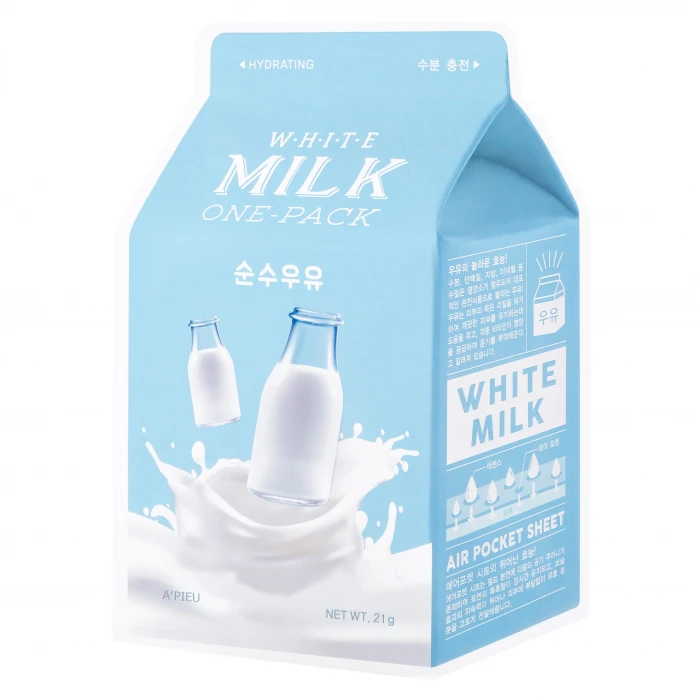 white milk one pack facemask a'pieu