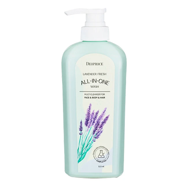 Гель для душа с лавандой Deoproce Lavender Fresh All In One Wash